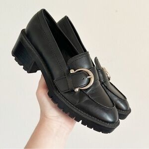 Marc Fisher Black Loafers